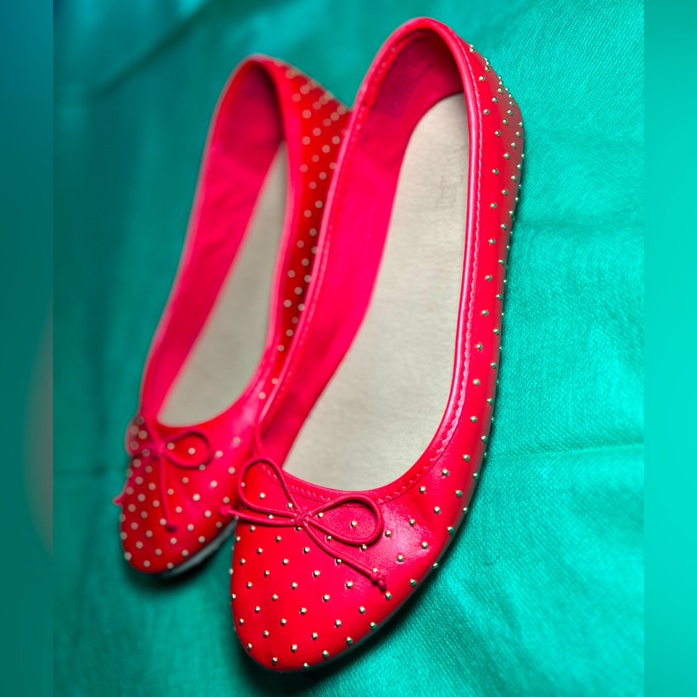 Red Ballet Flats